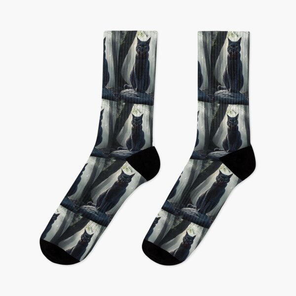 Item preview, Black Cat, Badass Cat, Cat, Badass, cats designed and sold by GOLDENGARDENART.