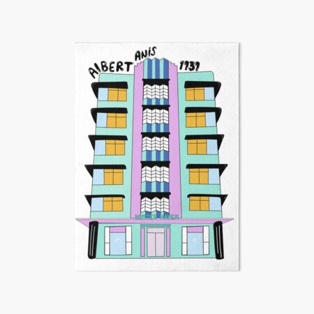 Item preview, Art Deco Architecture Print | Miami Art Deco Building | Miami Style   designed and sold by ElinaDiaz.