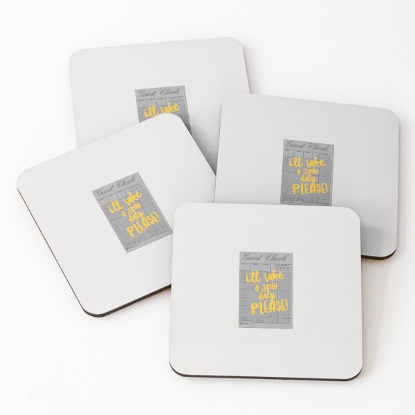 Item preview, I’ll Take a John Daly Please! Vintage Bar Tab Sticker designed and sold by Stickers by @molllyclare.