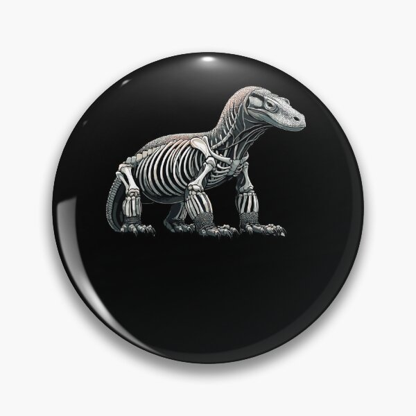 Artikelvorschau, Röntgenaufnahme des Körpers eines Komodowarans, Anatomie und Röntgenaufnahme des Skeletts entworfen und verkauft von Artistoos.