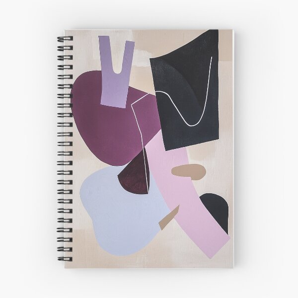 Item preview, Abstract Minimalist Black Pink Purple Modern designed and sold by ArtHouseNiklas.