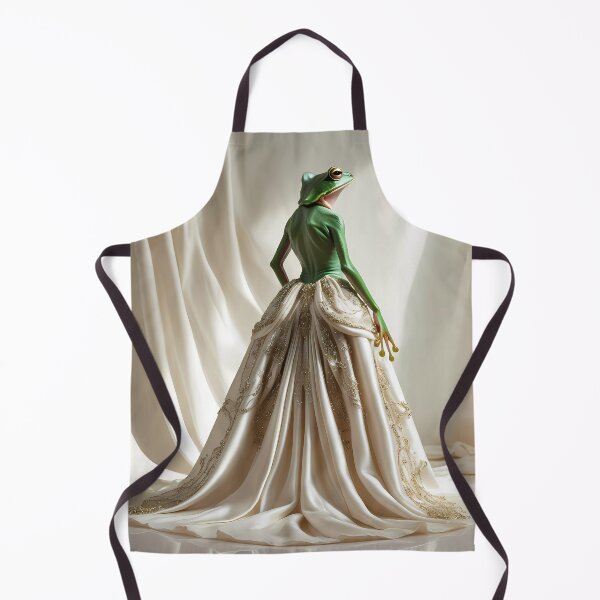 Item preview, Regal Frog Princess – Elegant Fantasy Fashion Art designed and sold by KateVil.