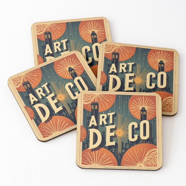 Item preview, Art Deco Cityscape – Urban Elegance designed and sold by Wesira.