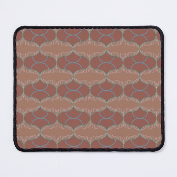 Item preview, Mocha Ogee - Mocha Mousse Retro Pattern designed and sold by EMJAYHeiss.
