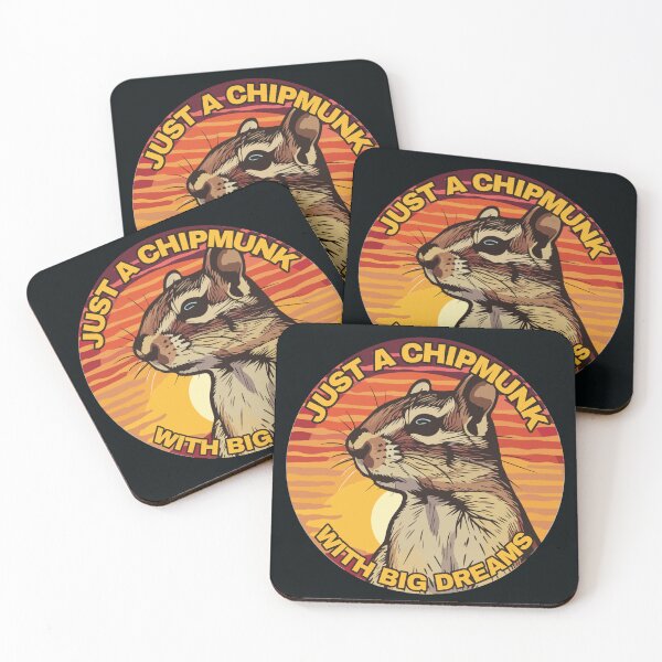 Item preview, Chipmunk with big dreams designed and sold by SidTastic .
