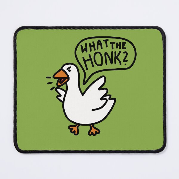 Item preview, Silly goose saying "What the honk?" designed and sold by simple-goose.
