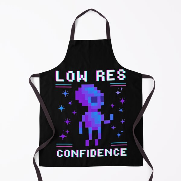 Item preview, Low Res Confidence Pixel Art Alien Retro Sci-Fi Design designed and sold by Serbin.
