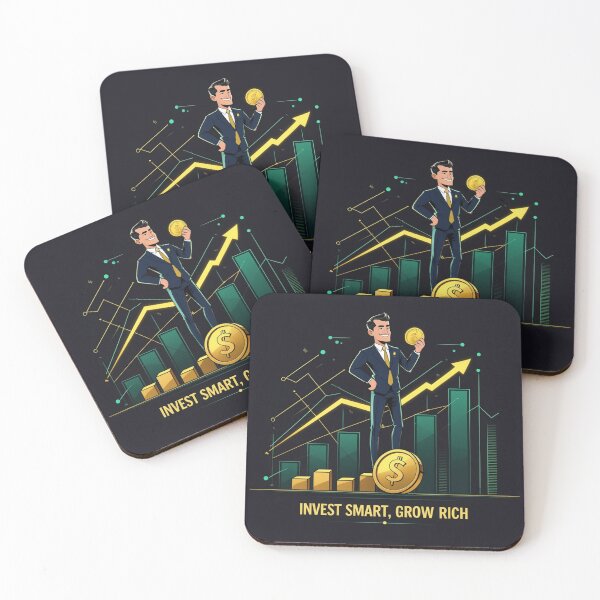 Item preview, Invest smart, grow rich designed and sold by Motivated Sensei.