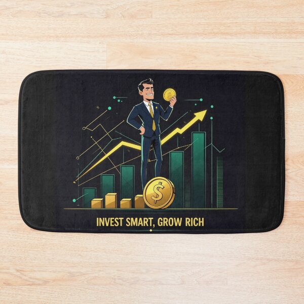 Item preview, Invest smart, grow rich designed and sold by Motivated Sensei.