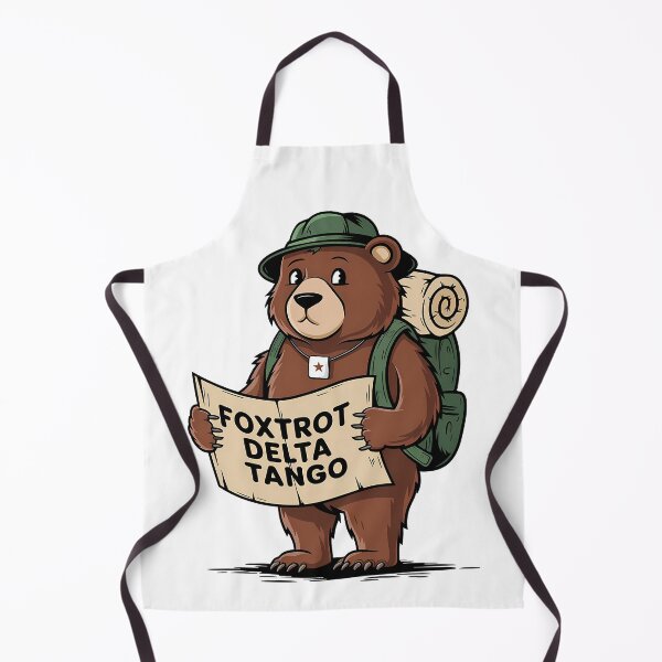 Item preview, Foxtrot Delta Tango Sticker | Funny Bear FDT Decal | Not My President Political Protest | Liberal Feminist Women's Rights designed and sold by LittleNhutton.