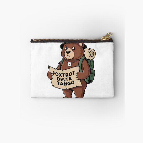 Item preview, Foxtrot Delta Tango Sticker | Funny Bear FDT Decal | Not My President Political Protest | Liberal Feminist Women's Rights designed and sold by LittleNhutton.