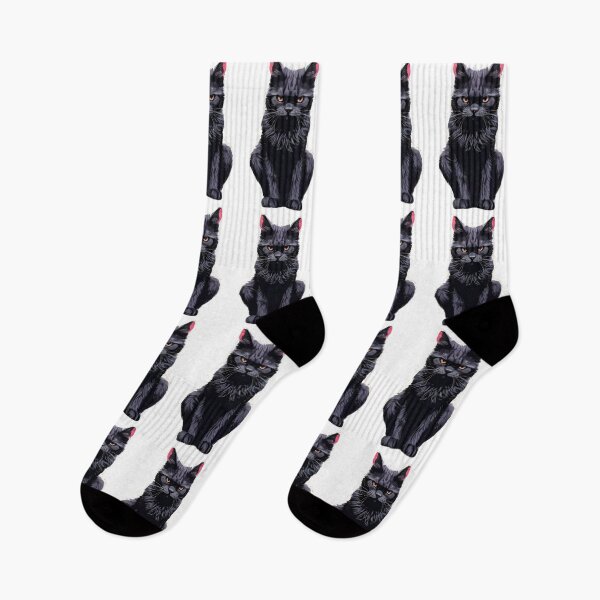 Item preview, Black Cat, Badass Cat, Cat, Badass, designed and sold by GOLDENGARDENART.