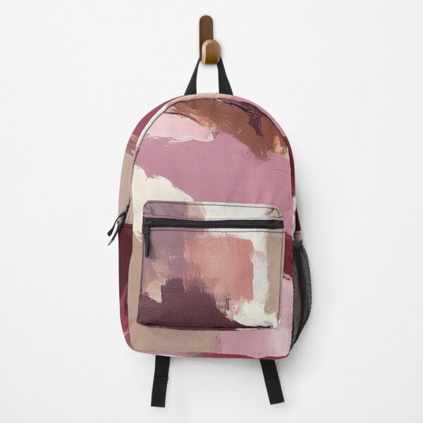 Item preview, Expressionism Abstract Painting Brushstrokes Pink Brown White Modern designed and sold by ArtHouseNiklas.