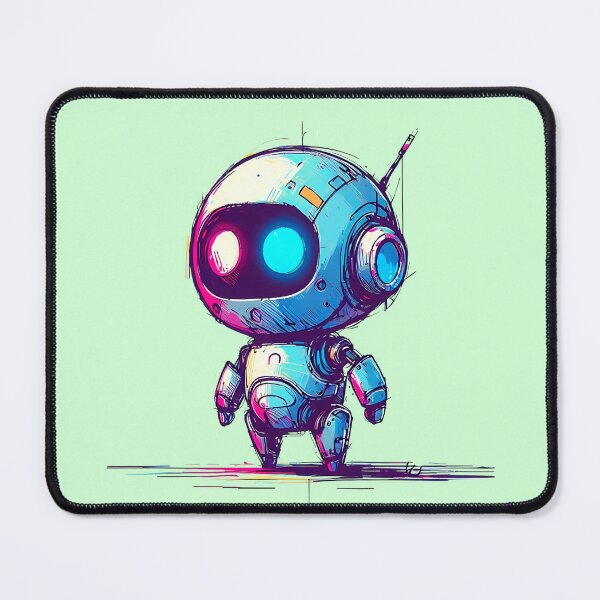 Item preview, Futuristic Robot – Cyberpunk Digital Art designed and sold by Dino-Lune.