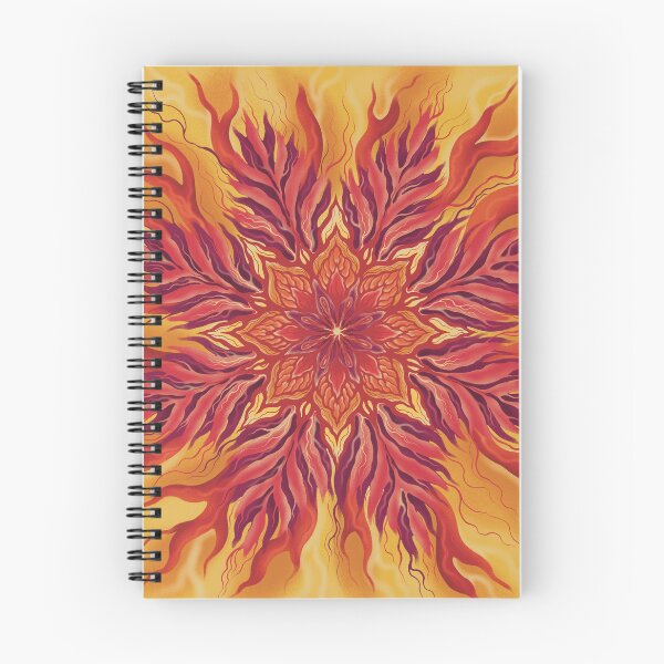 Item preview, Vibrant Emotion in Motion | Orange & Red Abstract Floral Artwork designed and sold by AlinaNeilande.