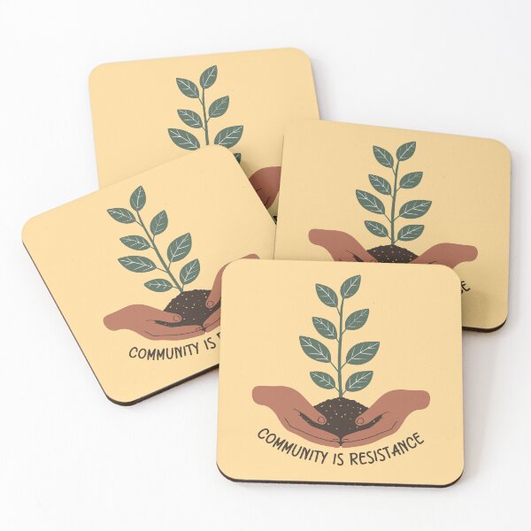Item preview, Community Is Resistance, Political Activism designed and sold by FlashCraft Design.