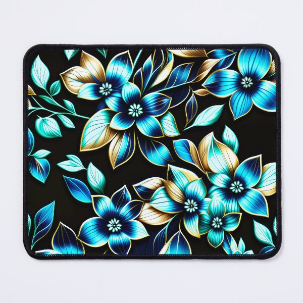 Item preview, Iridescent 3D Fluorescent Flowers – Glowing Botanical Elegance designed and sold by Juliette Ozkalfayan.