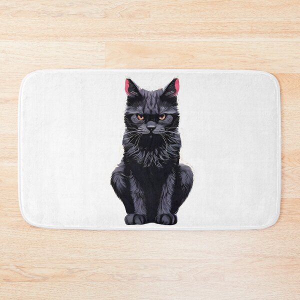 Item preview, Black Cat, Badass Cat, Cat, Badass, designed and sold by GOLDENGARDENART.