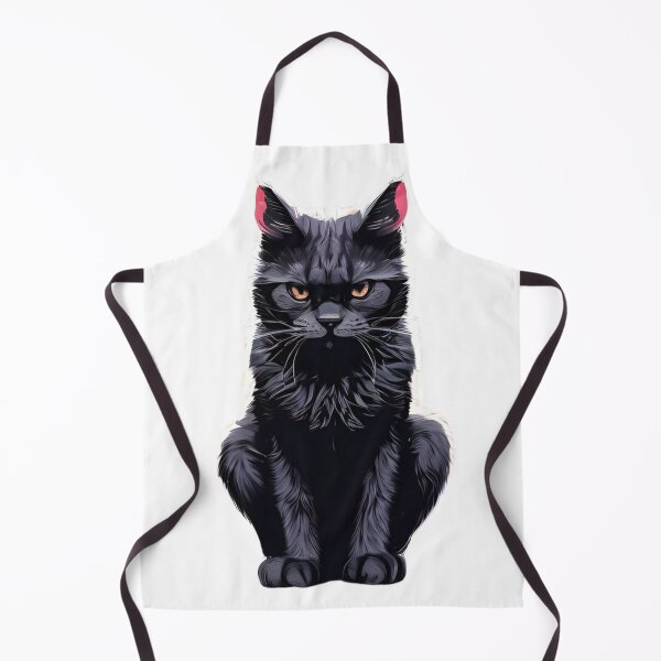 Item preview, Black Cat, Badass Cat, Cat, Badass, designed and sold by GOLDENGARDENART.