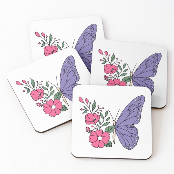 Item preview, Butterfly flowers. designed and sold by designing01Ar3.