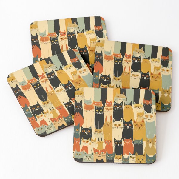 Item preview, Rustic cats 2 designed and sold by disturbedrod.