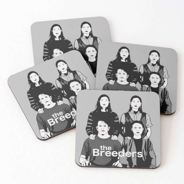 Item preview, The Breeders band designed and sold by Zerozombiegirl.