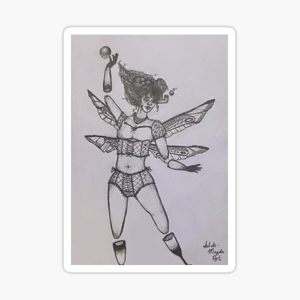 Item preview, The Dragonfly Pixie  designed and sold by Selah-Magda-Art.