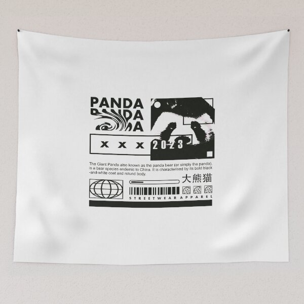 Item preview, Panda: Abstract Streetwear Design designed and sold by Polarisofficial.