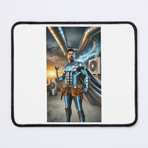 Item preview, HVAC Superhero designed and sold by WylieDesigns.