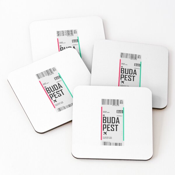 Item preview, Budapest City Sticker designed and sold by TulipaGraphics.