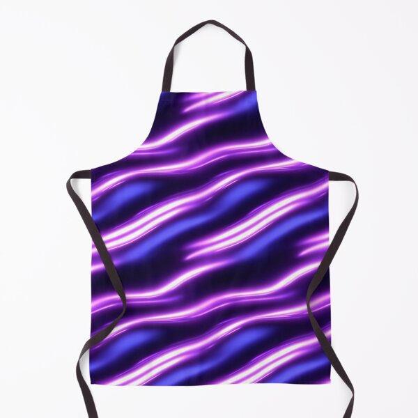 Item preview, Neon Glowing Waves on Dark Background designed and sold by patternicco.