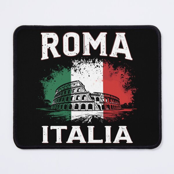 Item preview, Roma Italia Colosseum Flag Vintage Travel designed and sold by Quirky Shirts.