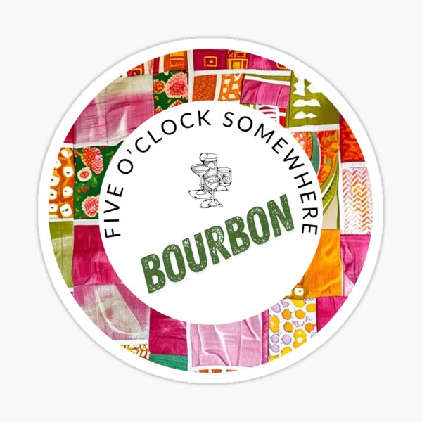 Item preview, Five O’Clock Somewhere Bourbon 1 designed and sold by Annette Kavney Art.