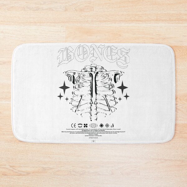 Item preview, Bones: Streetwear Design with Skeleton and Text designed and sold by Polarisofficial.