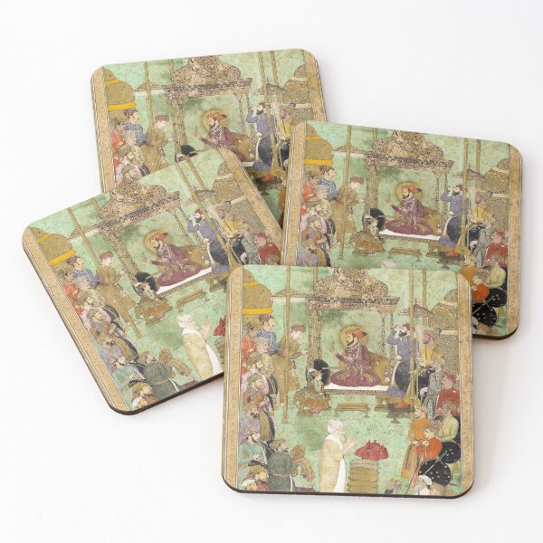Item preview, Shah Jahan enthroned. Mughal Miniature designed and sold by likiska.