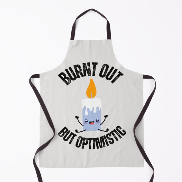 Item preview, Funny candle Burnt out but optmistic 2025 designed and sold by erozzz.