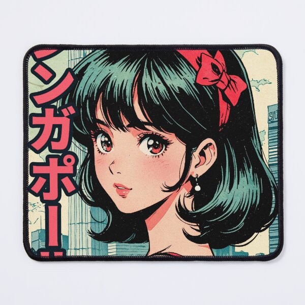Item preview, Singapore Country Pretty Anime Girl 80s Retro Aesthetic Vintage Cultural Travel  designed and sold by onlyanimevibes.