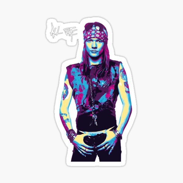 Vista previa del artículo con la obra «Estilo retro de Axl», diseñado y vendido por Ginovativedy.