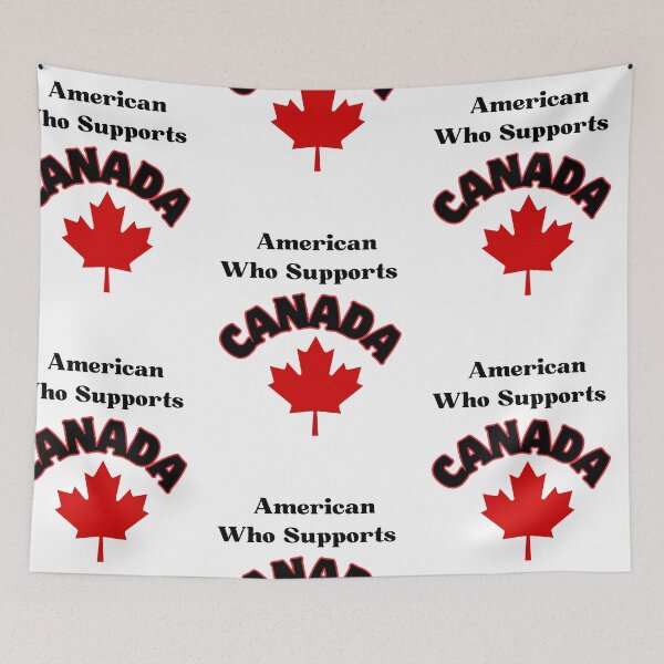 Item preview, American who supports Canada  designed and sold by Soccer4ja9.
