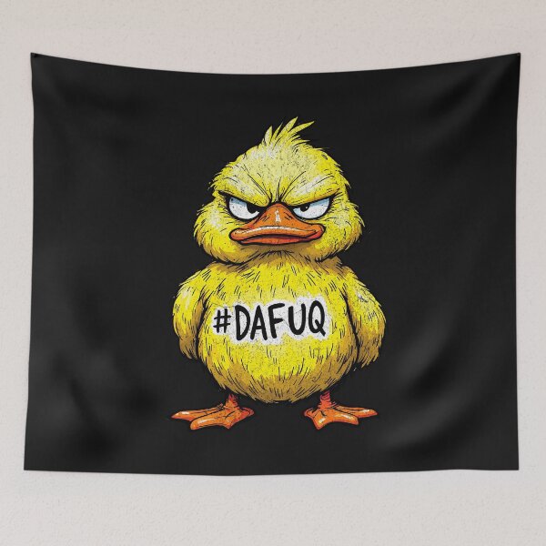 Item preview, Dafuq Grumpy Duck designed and sold by AwesomeBeyondLimits.