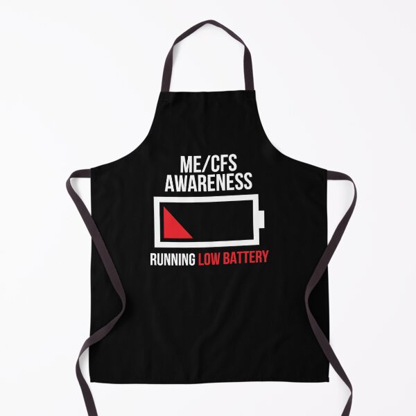 Item preview, ME/CFS AWARENESS - RUNNING LOW BATTERY - White designed and sold by Darling DeDe.