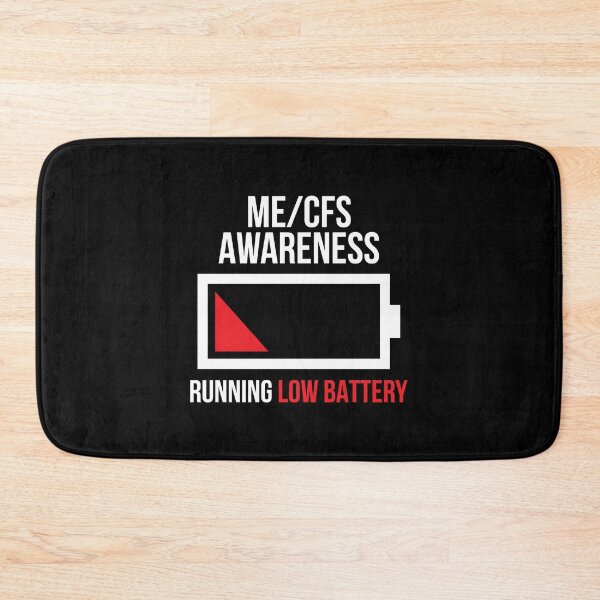 Item preview, ME/CFS AWARENESS - RUNNING LOW BATTERY - White designed and sold by Darling DeDe.