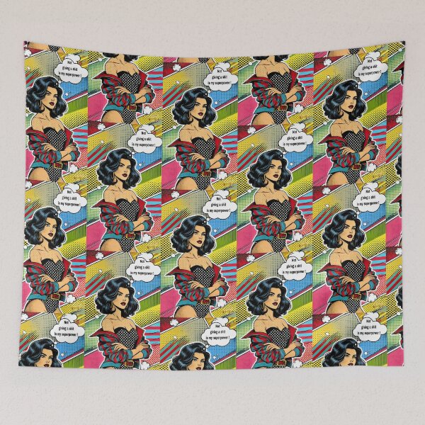 Item preview, Pop art beautiful woman designed and sold by CessB.