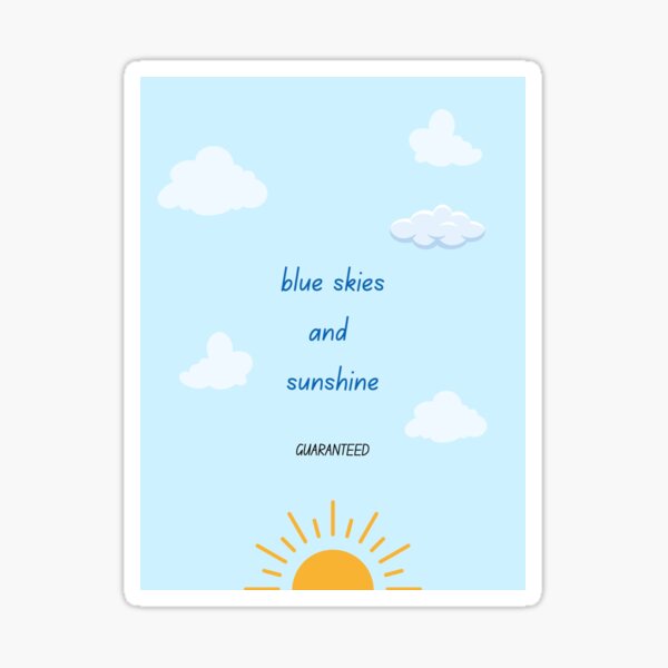 Item preview, BLUE SKIES AND SUNSHINE GUARANTEED PRINCESS AND THE FROG designed and sold by CastleDreamers.