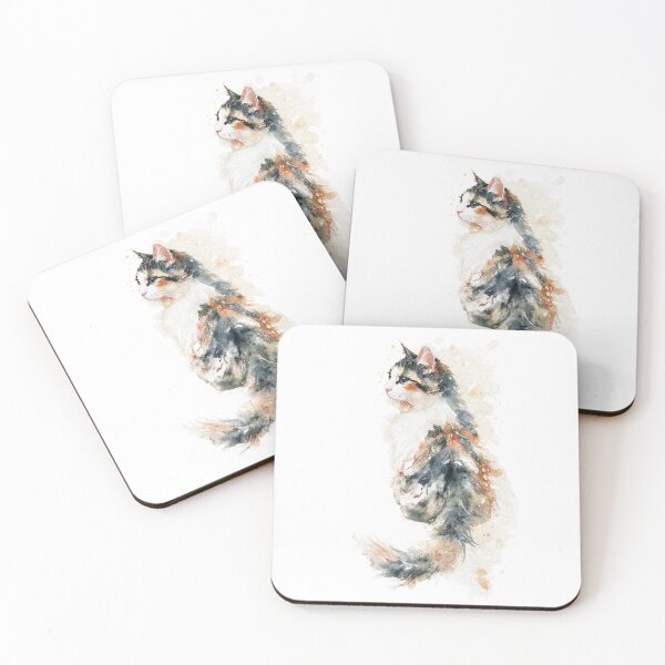 Item preview, Whimsical Calico Cat designed and sold by caracatita75.