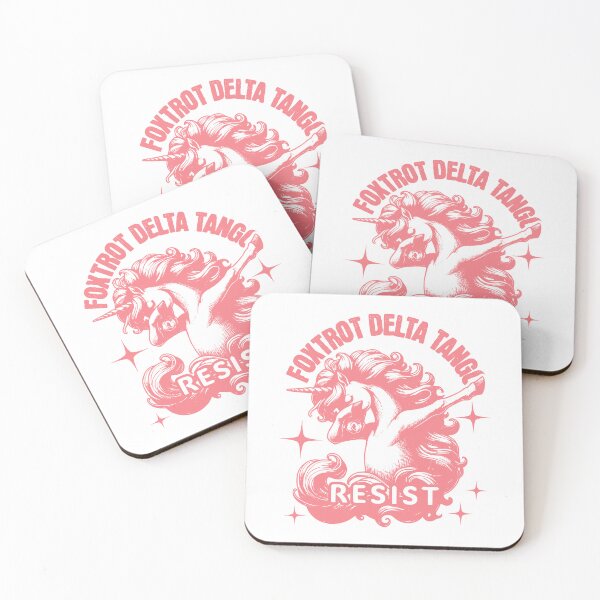Item preview, VINTAGE PINK UNICORN FOXTROT DELTA TANGO - SUBTLE RESISTANCE designed and sold by justyna-s28.