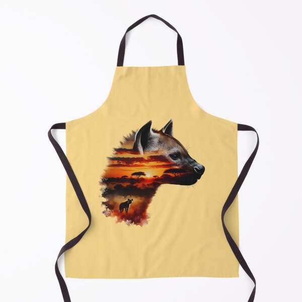 Item preview, Hyena & African Savanna – Double Exposure Wildlife Art designed and sold by Dino-Lune.