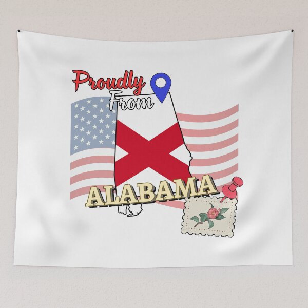 Item preview, Proudly from Alabama - USA state design designed and sold by PHRASEandSTYLE.