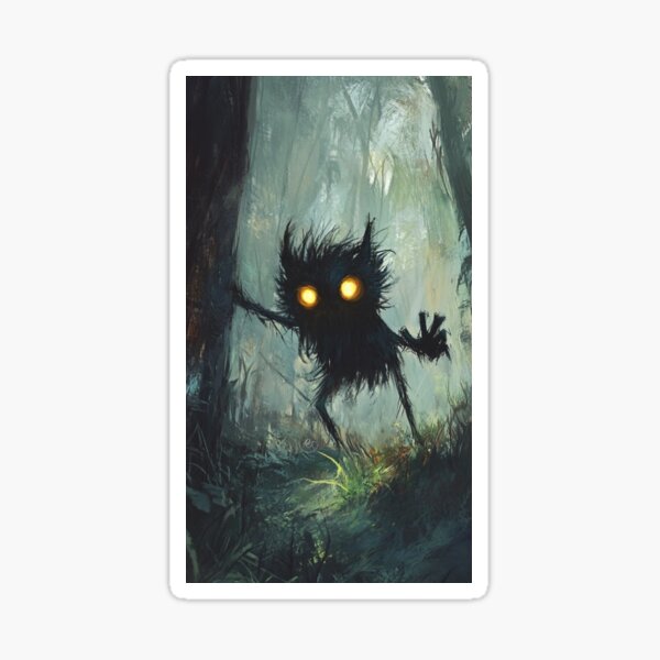Item preview, Creepy Scary Night Dwelling Creature Horror Creature Art designed and sold by DreamSculptress.