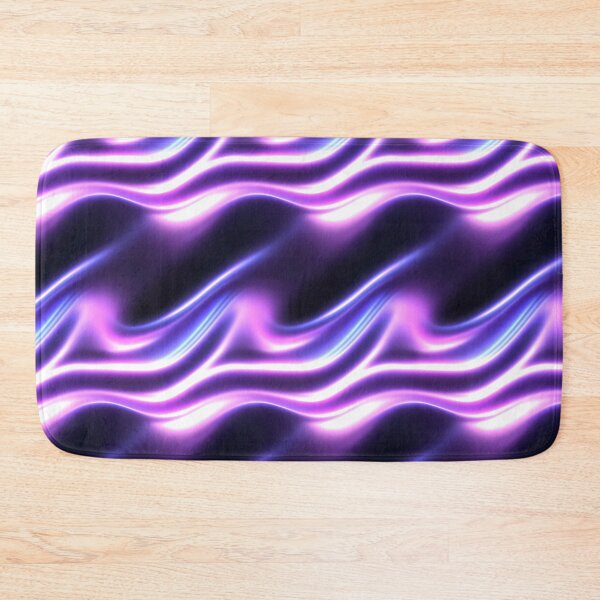 Item preview, Abstract Neon Fluid Waves Pattern designed and sold by patternicco.